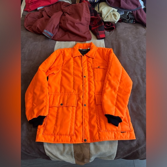 Vintage Red Head hunting jacket safety orange men’s large made in Texas - Picture 1 of 5
